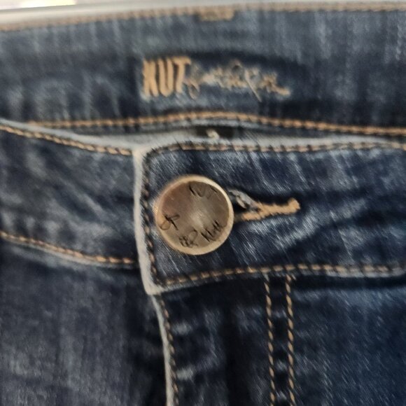 KUT FROM THE KLOTH Jeans Denim Dark Blue Skinny Stretch Womens Size 2 EUC - Picture 8 of 13